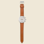 Mirabeau Chronograph Racing Watch 40MM - White/Tan - Jack Mason - STAG Provisions - Accessories - Watches