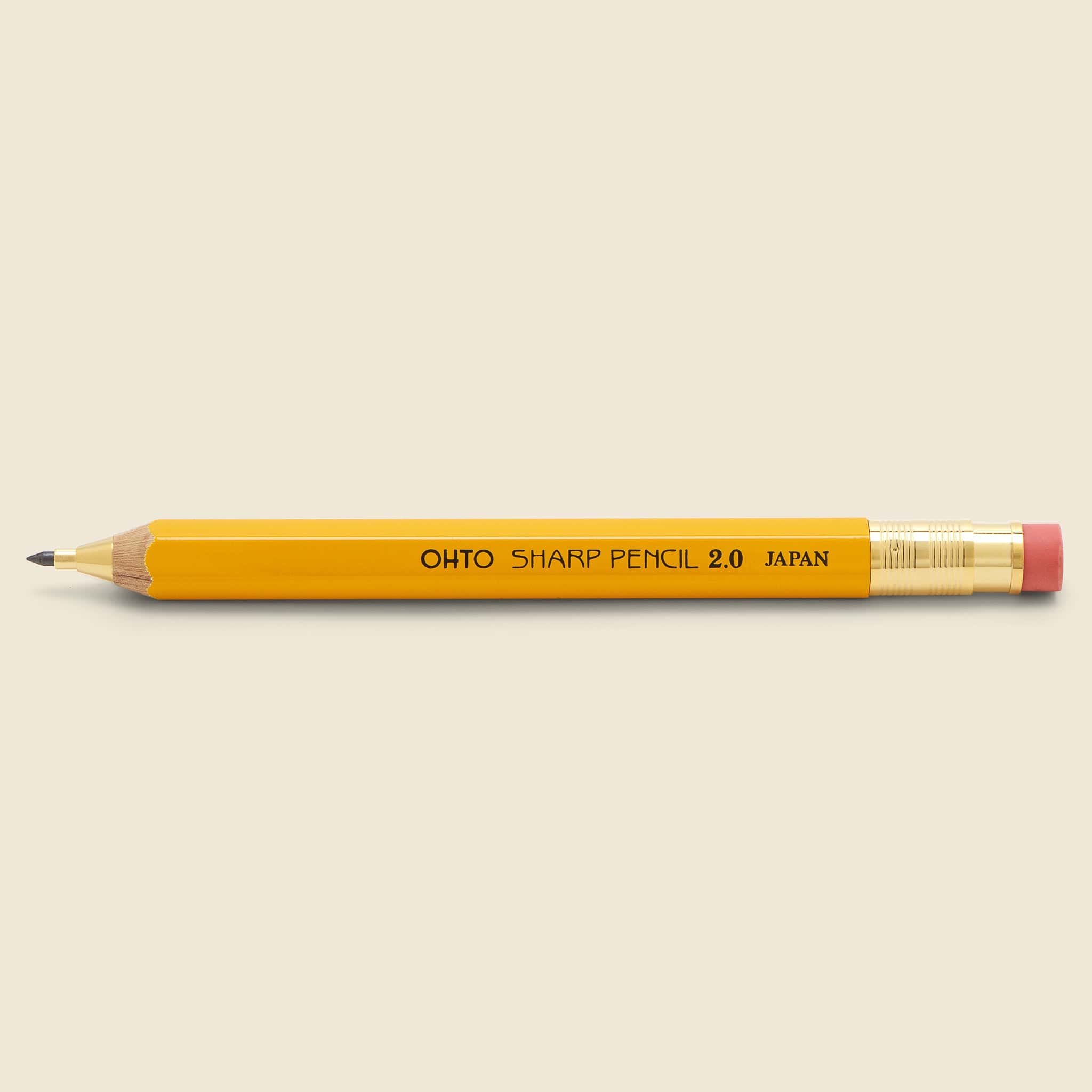 Yellow Wooden Mechanical Pencil - Paper Goods - STAG Provisions - Home - Office - Paper Goods