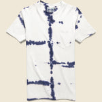 Baja Pocket Tee - Indigo Shibori Tie Dye - Jungmaven - STAG Provisions - Tops - S/S Tee
