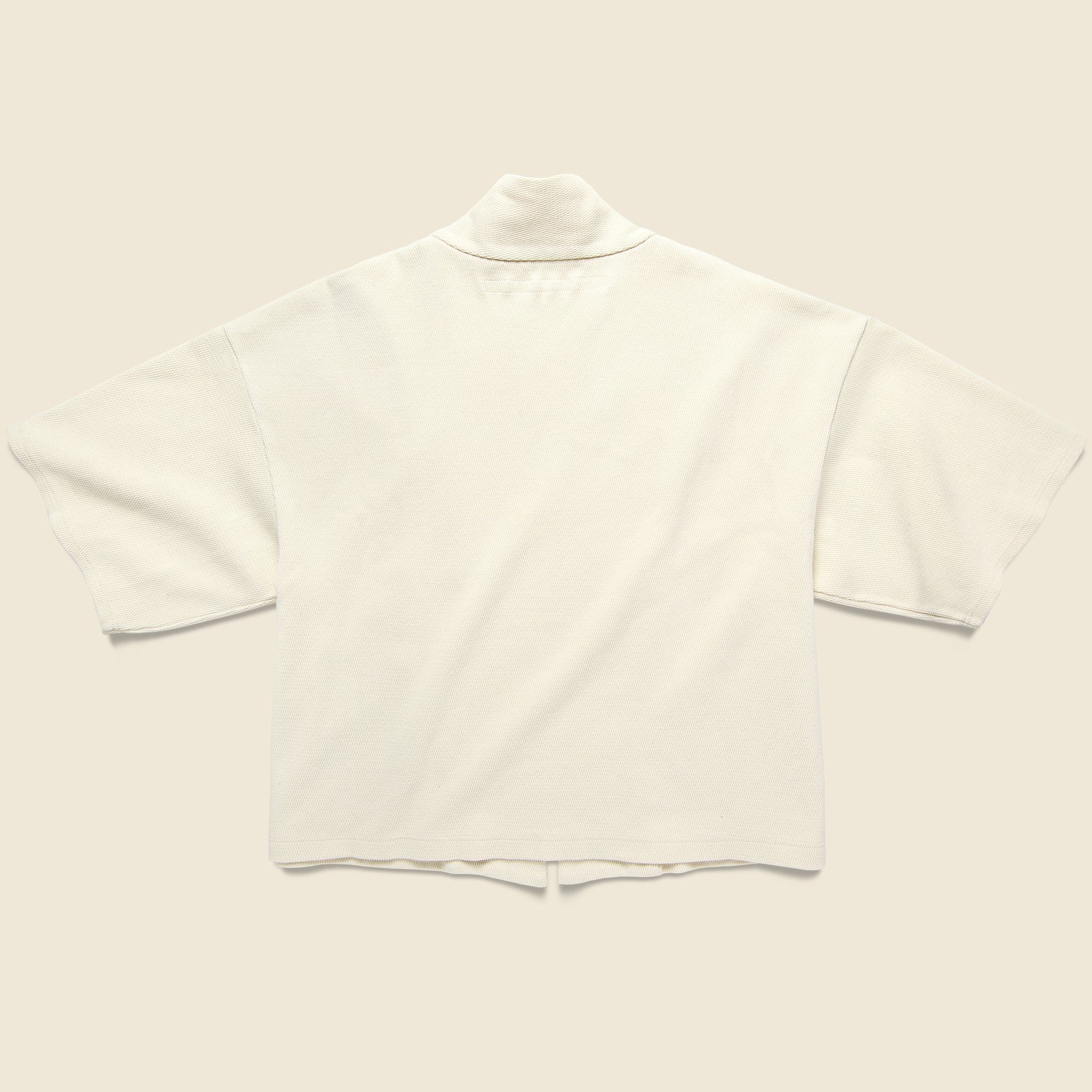 Waffle Baja Samu Cardigan - Cream - Kapital - STAG Provisions - Tops - Fleece / Sweatshirt