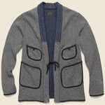 Beach Knit Kakashi Cardigan - Charcoal - Kapital - STAG Provisions - Tops - Sweater