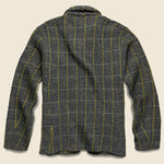 Tweed Fleecy Knit Kobe Jacket - Grey/Yellow - Kapital - STAG Provisions - Outerwear - Coat / Jacket