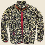 Leopard Fleece Zip Blouson - Brown - Kapital - STAG Provisions - Outerwear - Coat / Jacket