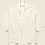 Waffle Baja Samu Cardigan - Ecru - Kapital - STAG Provisions - Tops - Fleece / Sweatshirt