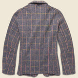 Kobe Tweed Fleecy Knit Jacket - Grey/Pink - Kapital - STAG Provisions - Outerwear - Coat / Jacket