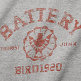 Battery Collage Fleece Sweatshirt - Grey - Kapital - STAG Provisions - Tops - Sweater
