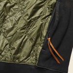 Kountry Bone Bivouac Fleecy Knit Sweatshirt - Black/Olive - Kapital - STAG Provisions - Tops - Fleece / Sweatshirt