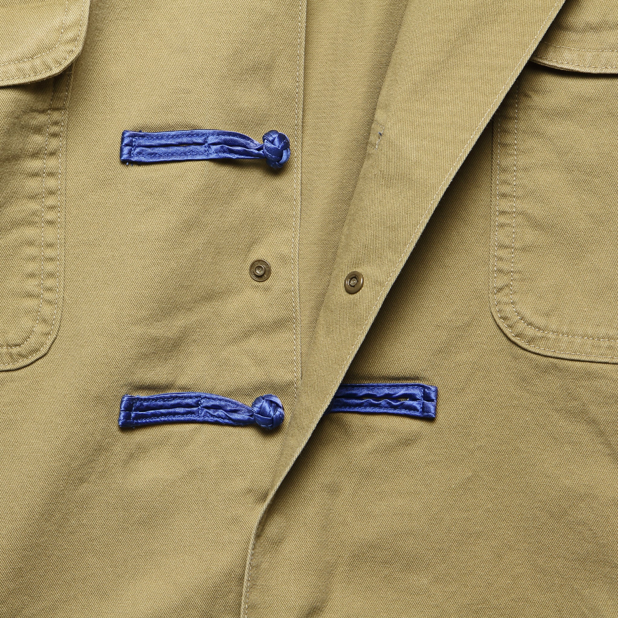 Kountry Kung Fu Chino Work Shirt - Beige - Kapital - STAG Provisions - Tops - L/S Woven - Solid