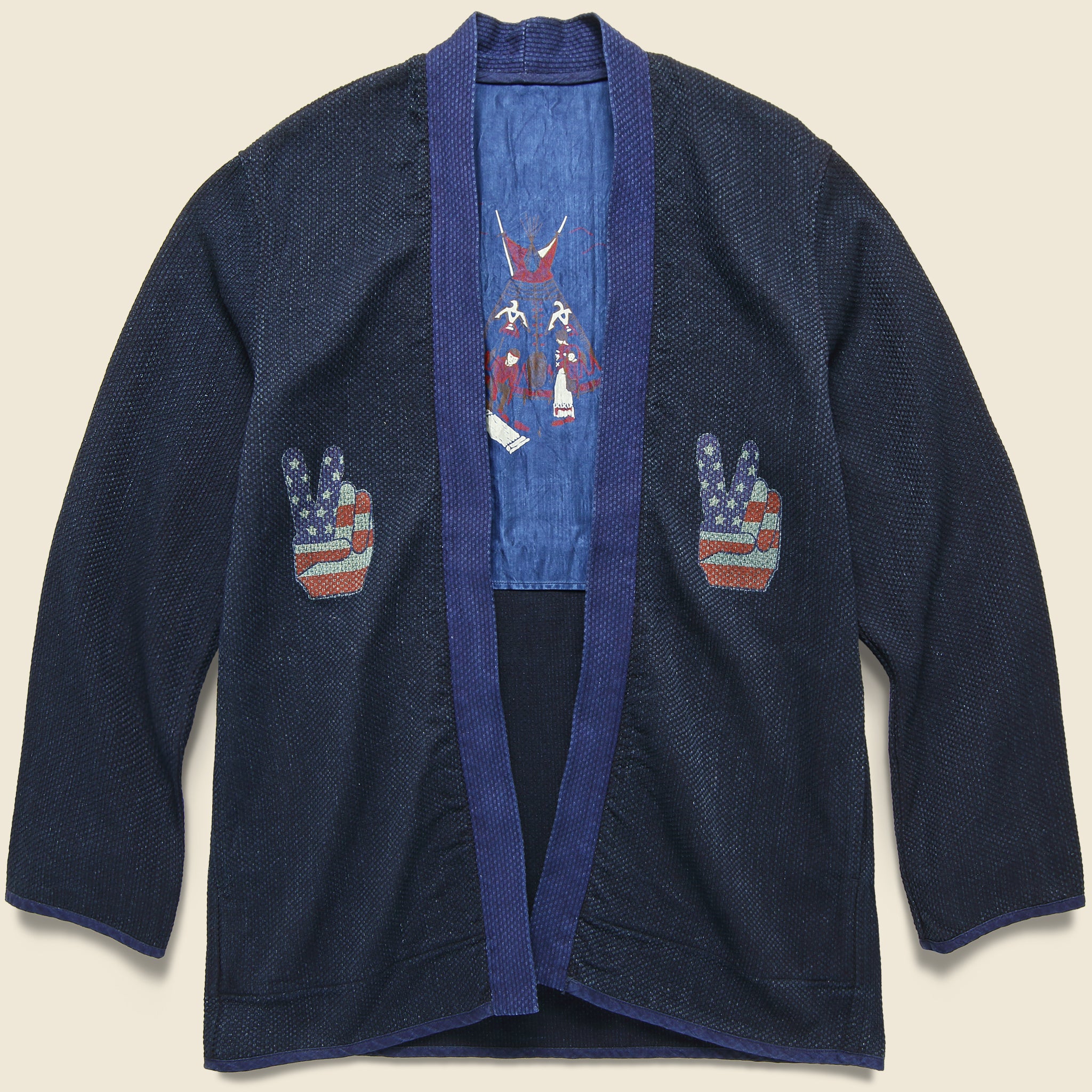 Kountry Sha-Ka Do-Gi Jacket - Indigo - Kapital - STAG Provisions - Outerwear - Shirt Jacket