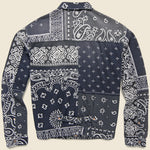 Flannel Reversible Bandana 1st Jacket - Black/Khaki - Kapital - STAG Provisions - Outerwear - Coat / Jacket