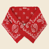 Linen Rayon Bandana KESA Scarf - Red - Kapital - STAG Provisions - Accessories - Scarves