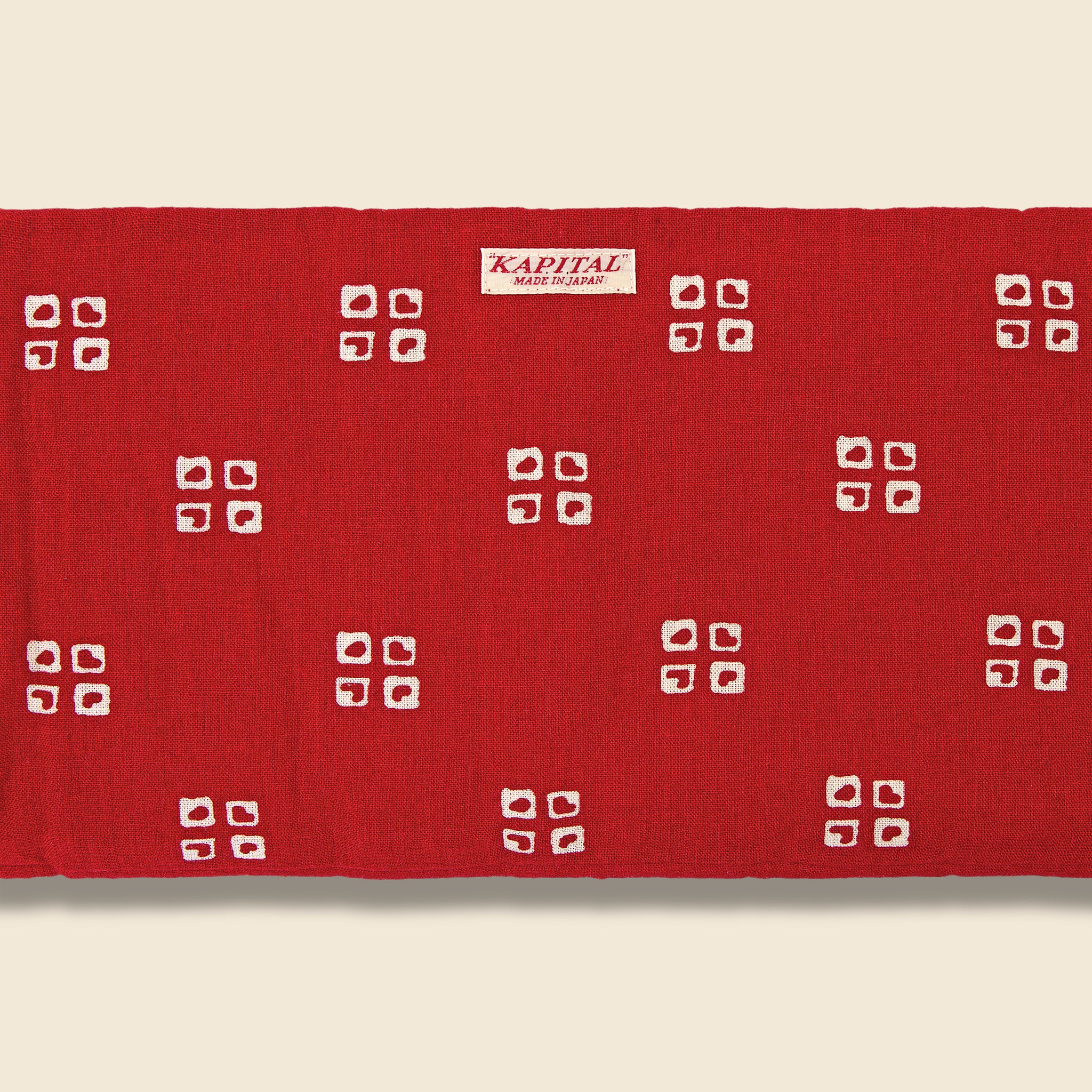 Linen Rayon Bandana KESA Scarf - Red - Kapital - STAG Provisions - Accessories - Scarves