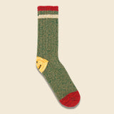 Ivy Smiley 72 Yarns Wool Socks - Green - Kapital - STAG Provisions - Accessories - Socks