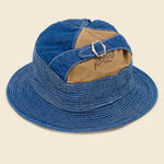 11.5oz Denim THE OLD MAN AND THE SEA Cap - Midtone - Kapital - STAG Provisions - Accessories - Hats