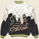 Sulfur Dyed Velvet TORO-TORO Souvenir Jacket - Black/Ecru - Kapital - STAG Provisions - Outerwear - Coat / Jacket