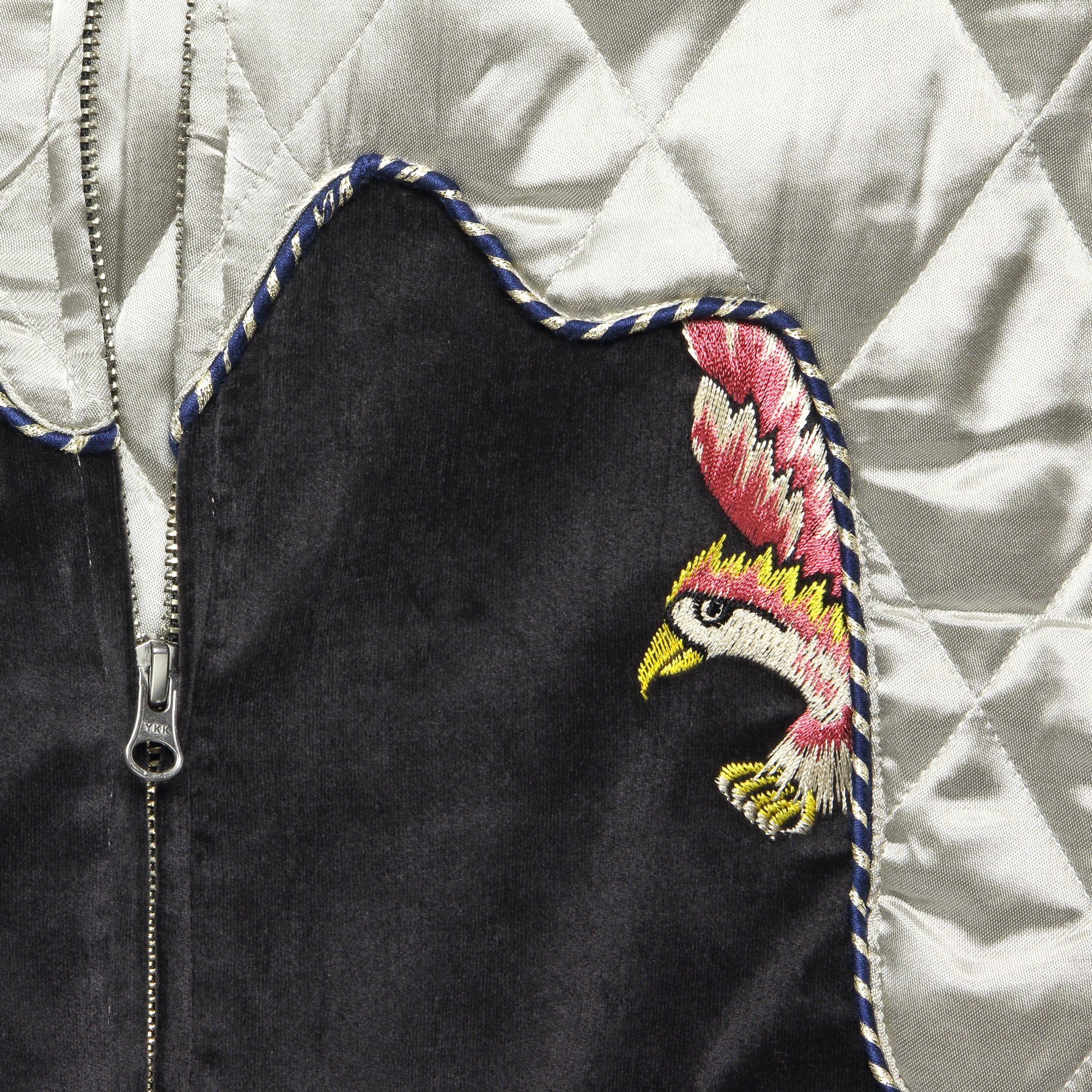 Sulfur Dyed Velvet TORO-TORO Souvenir Jacket - Black/Ecru - Kapital - STAG Provisions - Outerwear - Coat / Jacket