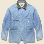 8oz Denim Lined Cactus Coverall - Light Indigo - Kapital - STAG Provisions - Outerwear - Coat / Jacket