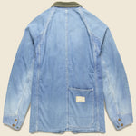 8oz Denim Lined Cactus Coverall - Light Indigo - Kapital - STAG Provisions - Outerwear - Coat / Jacket