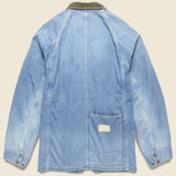 8oz Denim Lined Cactus Coverall - Light Indigo - Kapital - STAG Provisions - Outerwear - Coat / Jacket
