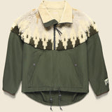 BOA Fleece NORDIC Anorak - Brown - Kapital - STAG Provisions - Outerwear - Coat / Jacket