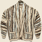 Knit GAUDY Cardigan - Brown - Kapital - STAG Provisions - Tops - Fleece / Sweatshirt