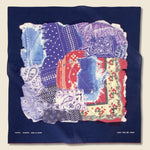 Smile Bandana Patchwork Selvedge Bandana - Navy - Kapital - STAG Provisions - Accessories - Bandanas