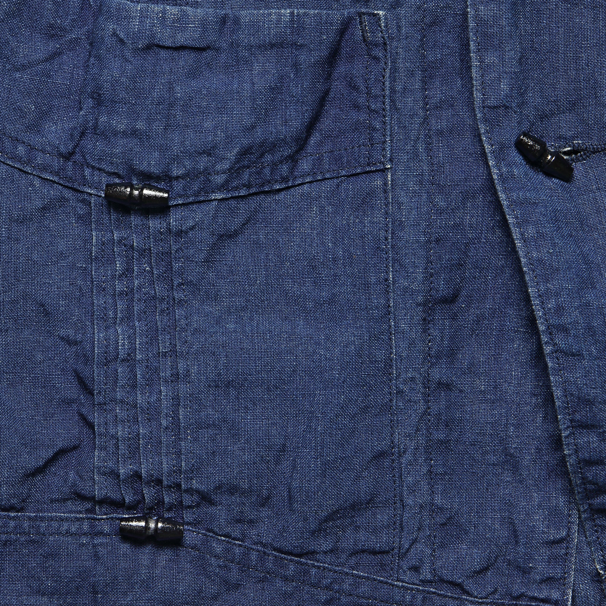Linen Cuba Shirt Jacket - Indigo - Kapital - STAG Provisions - Outerwear - Shirt Jacket