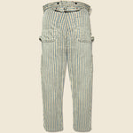 Linen Blues Hickoree Lumber Pants - Beige - Kapital - STAG Provisions - Pants - Twill