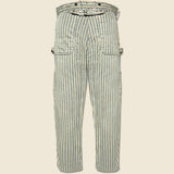 Linen Blues Hickoree Lumber Pants - Beige - Kapital - STAG Provisions - Pants - Twill