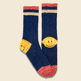 64 Yarns Ivy Smile Heel Hold Socks - Navy - Kapital - STAG Provisions - Accessories - Socks