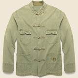 Herringbone Cotton KUNG FU Coverall Jacket - Khaki - Kapital - STAG Provisions - Outerwear - Coat / Jacket