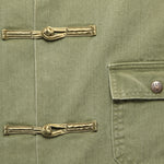 Herringbone Cotton KUNG FU Coverall Jacket - Khaki - Kapital - STAG Provisions - Outerwear - Coat / Jacket