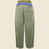 Aviator Suitcut Herringbone Pants - Khaki - Kapital - STAG Provisions - Pants - Twill