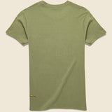 4 Pennant Flags Jersey Pocket Tee - Khaki - Kapital - STAG Provisions - Tops - S/S Tee
