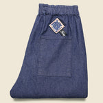 12oz Broken Denim Easy Beach Go Pants - Indigo - Kapital - STAG Provisions - Pants - Denim