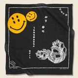 Rain Skull Selvedge Bandana - Black - Kapital - STAG Provisions - Accessories - Bandanas