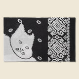 Lightning Dance Cat Selvedge Bandana - Black - Kapital - STAG Provisions - Accessories - Bandanas