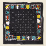 Kachina Selvedge Bandana - Black - Kapital - STAG Provisions - Accessories - Bandanas
