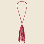 Bandana Fringe Necklace - Red - Kapital - STAG Provisions - Accessories - Necklaces