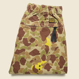 Happy Peek-A-Boo Camo Easy Pants - Beige Khaki - Kapital - STAG Provisions - Pants - Twill
