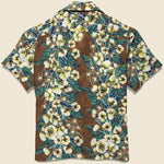 Flower Wrangle Collar Aloha - Brown - Kapital - STAG Provisions - Tops - S/S Woven - Floral