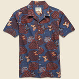 Kendrick Shirt - Navy/Red Floral - Kardo - STAG Provisions - Tops - S/S Woven - Floral