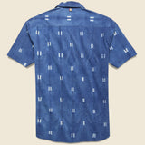Lamar Shirt - Indigo Shibori - Kardo - STAG Provisions - Tops - S/S Woven - Other Pattern