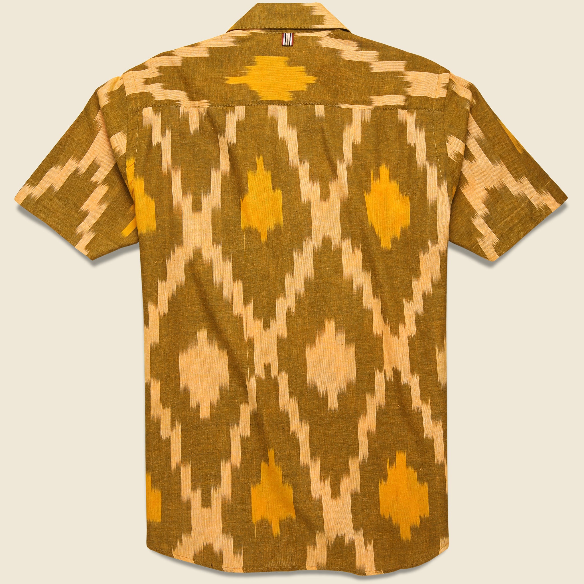 Lamar Ikat Shirt - Yellow - Kardo - STAG Provisions - Tops - S/S Woven - Other Pattern