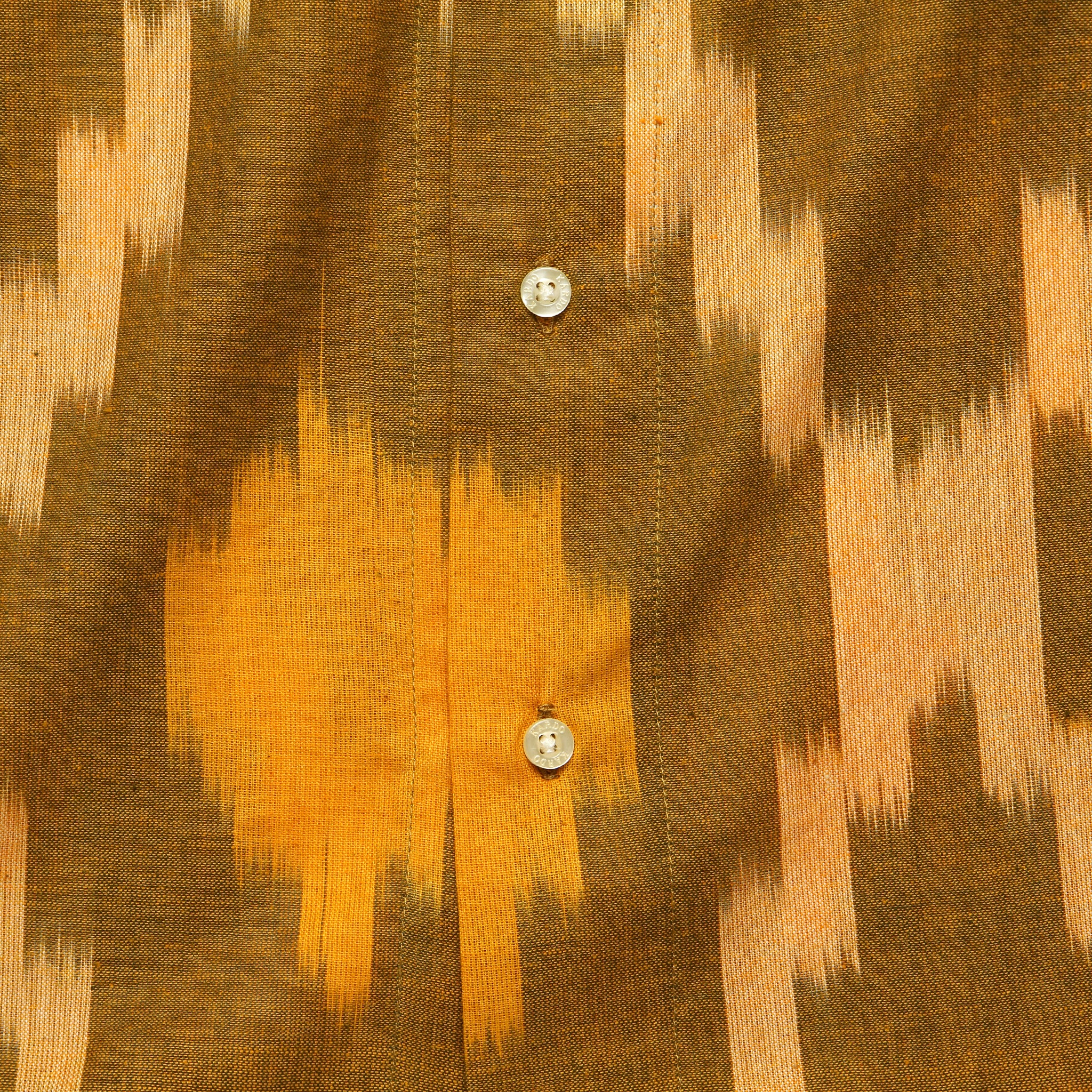 Lamar Ikat Shirt - Yellow - Kardo - STAG Provisions - Tops - S/S Woven - Other Pattern