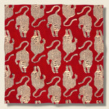 Block Print Tiger Bandana  - Red - Kardo - STAG Provisions - Accessories - Bandanas
