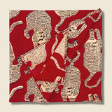 Block Print Tiger Bandana  - Red - Kardo - STAG Provisions - Accessories - Bandanas