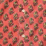 Lamar Block Print Floral Shirt - Pink - Kardo - STAG Provisions - Tops - S/S Woven - Floral