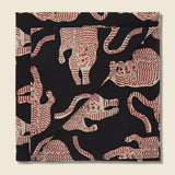 Tiger Block Print Bandana - Black/Red - Kardo - STAG Provisions - Accessories - Bandanas