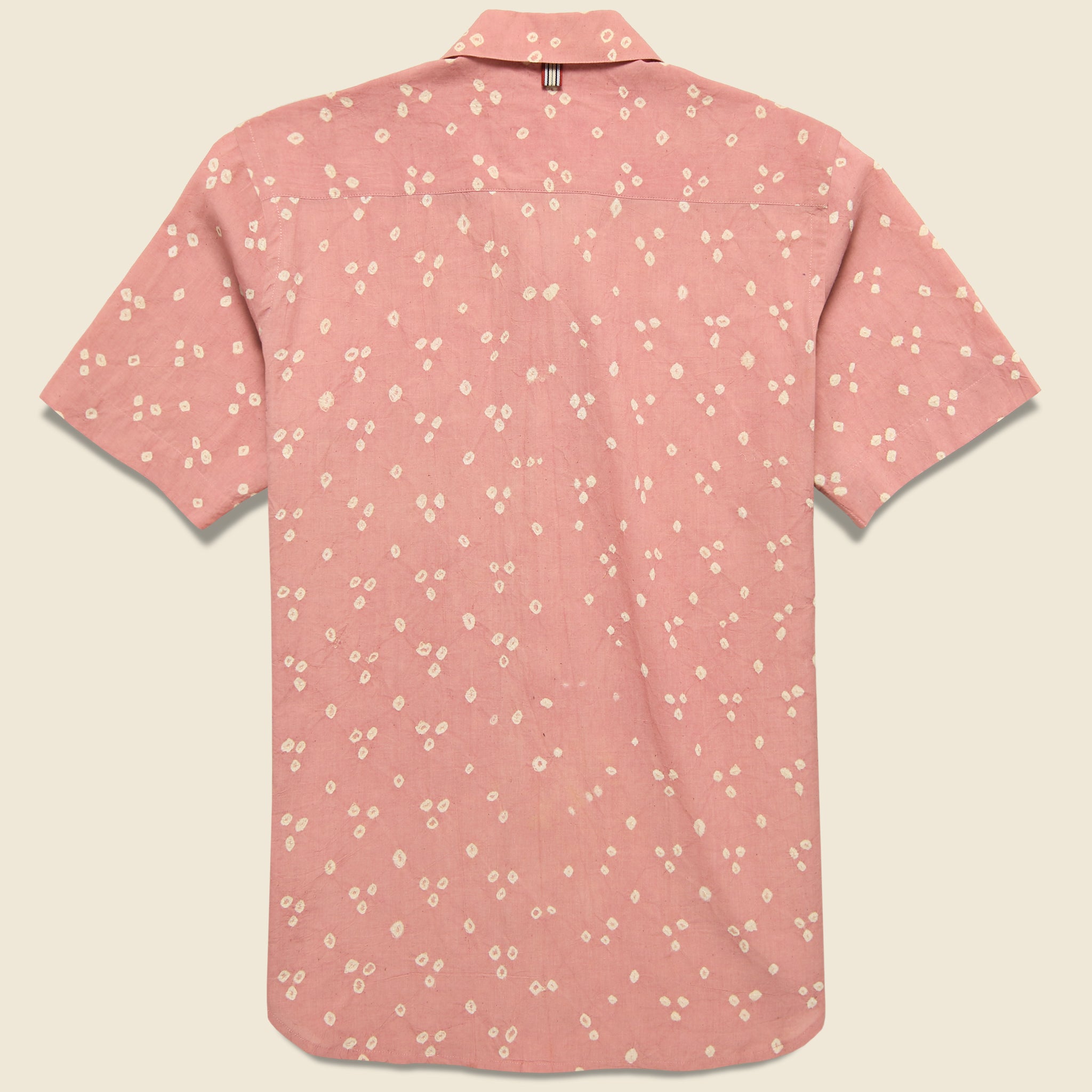 Lamar Pyramid Dot Bandhani Shirt - Pink - Kardo - STAG Provisions - Tops - S/S Woven - Dot